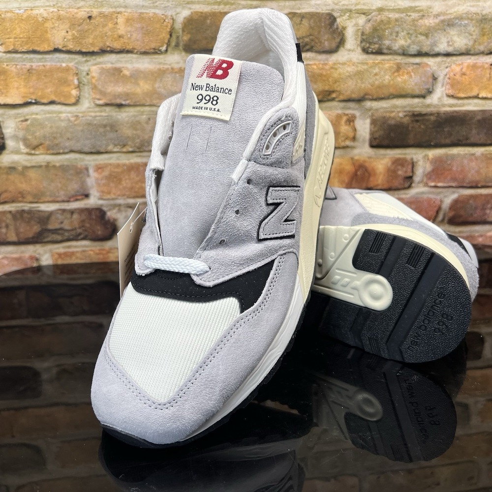 New Balance 998 Made in USA Mens Size 11 Suede Grey Cream U998GB